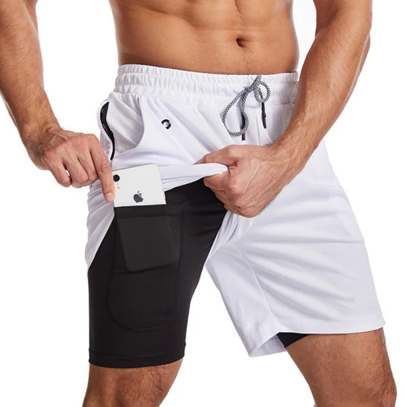 Bermuda Esportiva Dry Fit - Com Passagem para Fone de Ouvido