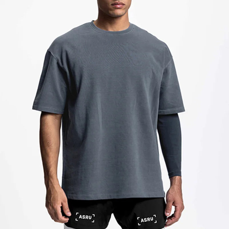 Camiseta Esportiva Oversized Retrô Masculina 808
