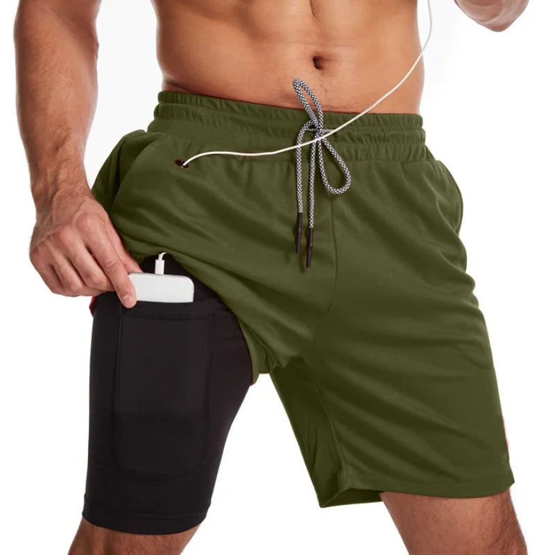 Bermuda Esportiva Dry Fit - Com Passagem para Fone de Ouvido