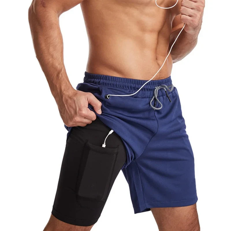 Bermuda Esportiva Dry Fit - Com Passagem para Fone de Ouvido