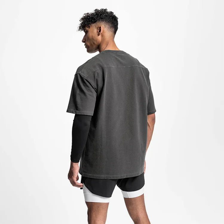 Camiseta Esportiva Oversized Retrô Masculina 808