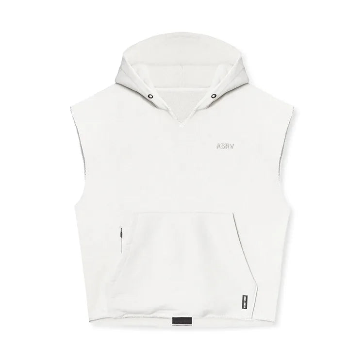 Colete Esportivo de Algodão Masculino Com Capuz