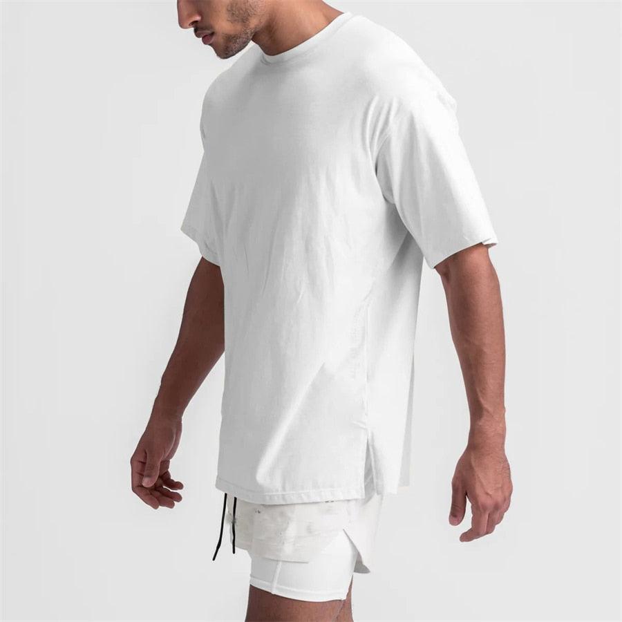 Camisa Esportiva Oversized Masculina Respirável