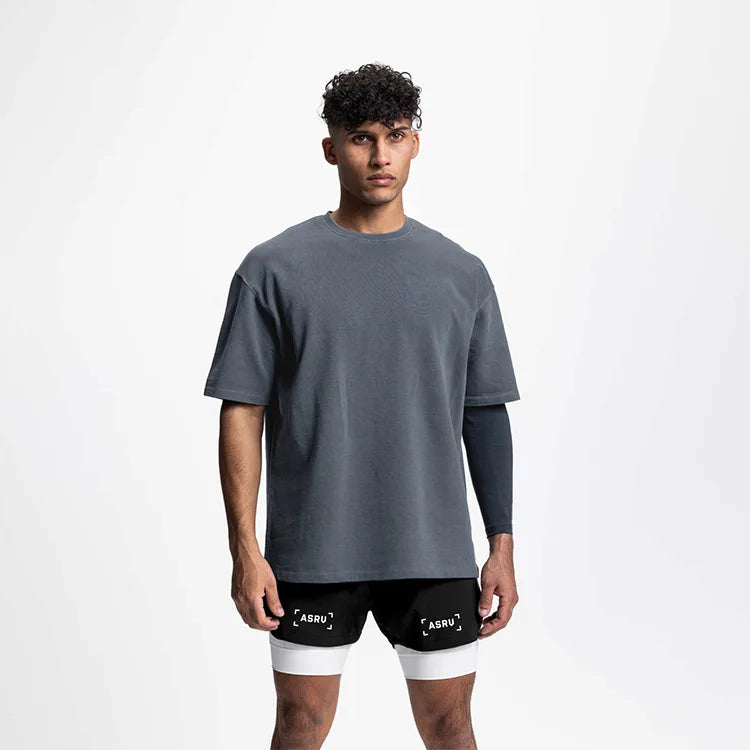 Camiseta Esportiva Oversized Retrô Masculina 808
