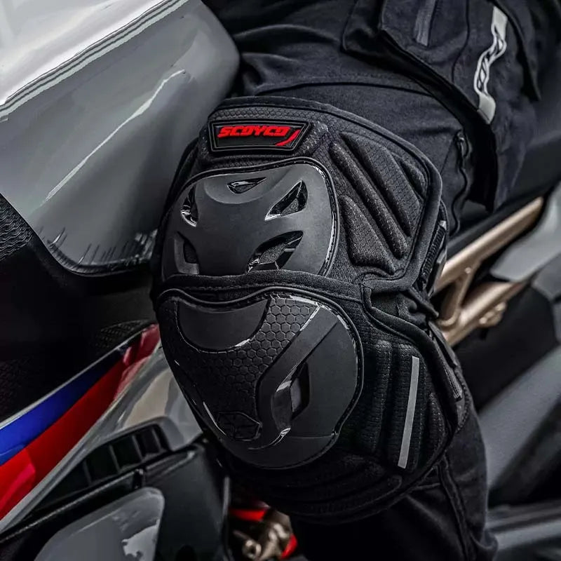 Joelheiras Scoyco para Motocross e Ciclismo