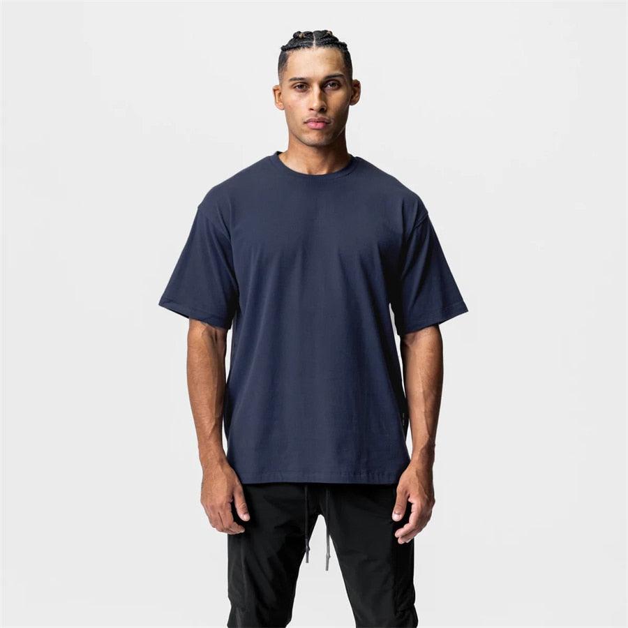 Camisa Esportiva Oversized Masculina Respirável