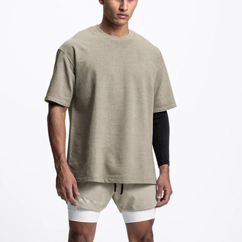 Camiseta Esportiva Oversized Retrô Masculina 808