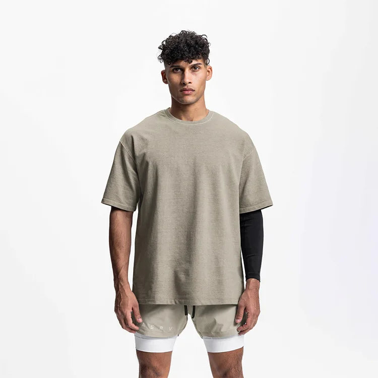 Camiseta Esportiva Oversized Retrô Masculina 808
