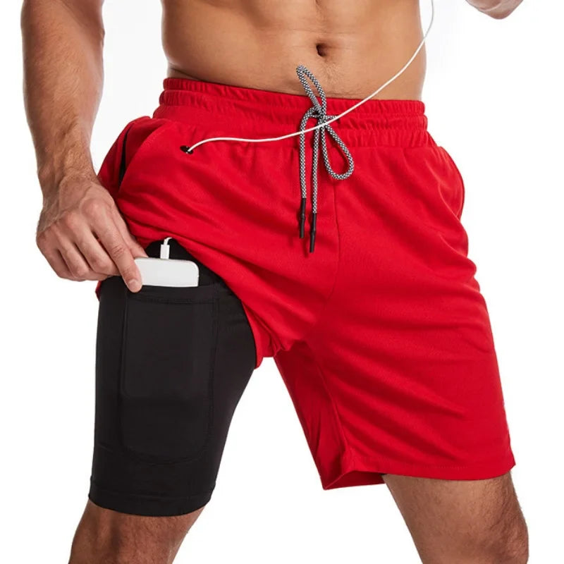 Bermuda Esportiva Dry Fit - Com Passagem para Fone de Ouvido