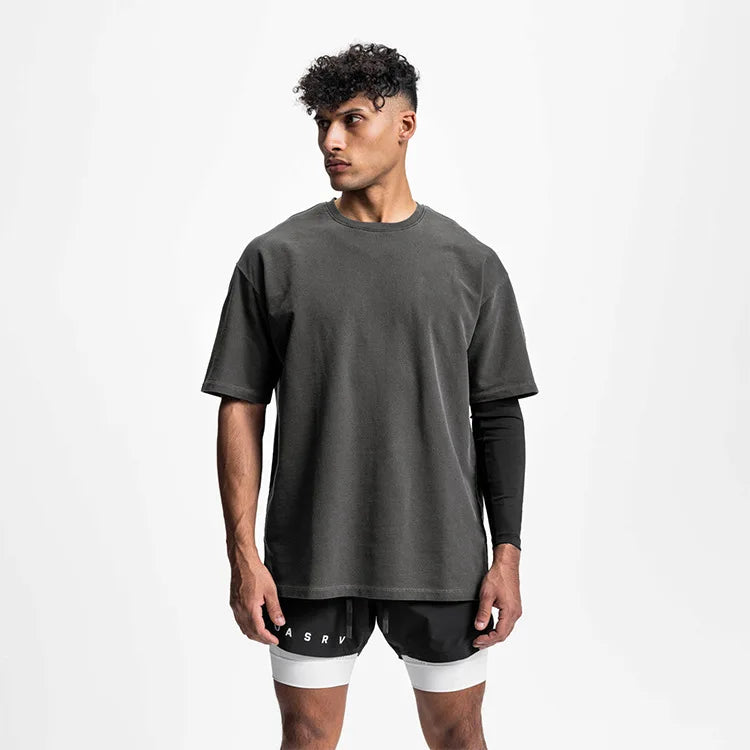 Camiseta Esportiva Oversized Retrô Masculina 808
