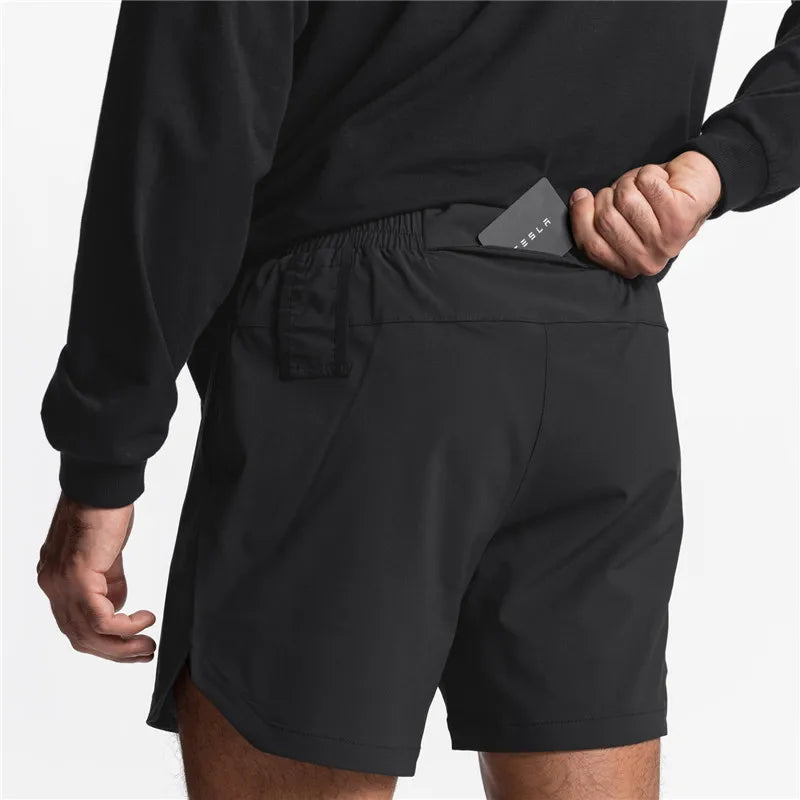 Bermuda Esportiva Dry-Fit Performance - Com Bolso Traseiro