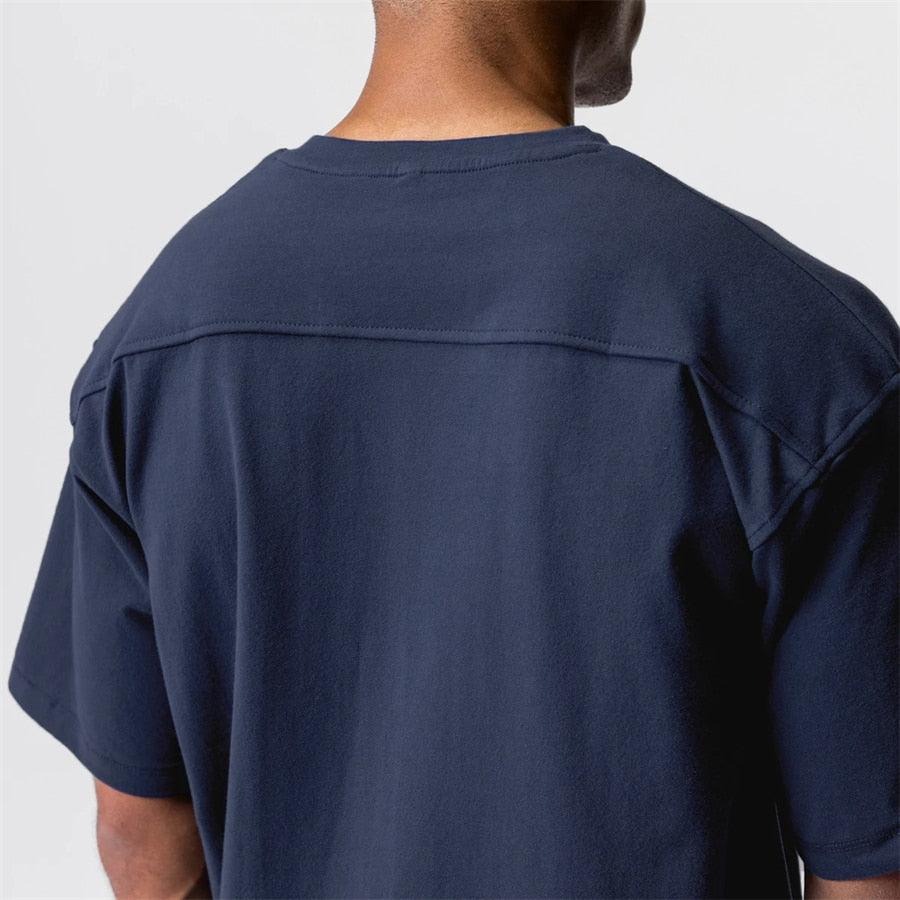 Camisa Esportiva Oversized Masculina Respirável