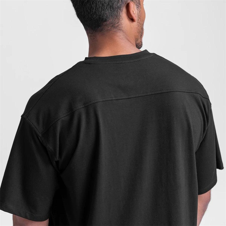 Camisa Esportiva Oversized Masculina Respirável