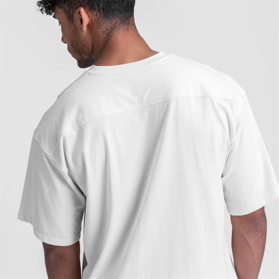 Camisa Esportiva Oversized Masculina Respirável