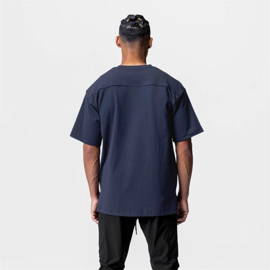 Camisa Esportiva Oversized Masculina Respirável